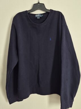 Polo by Ralph Lauren Navy Blue Crewneck Sweatshirt XXL
